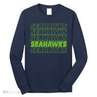 Retro Seahawks Football  Long Sleeve Shirt thumb 0