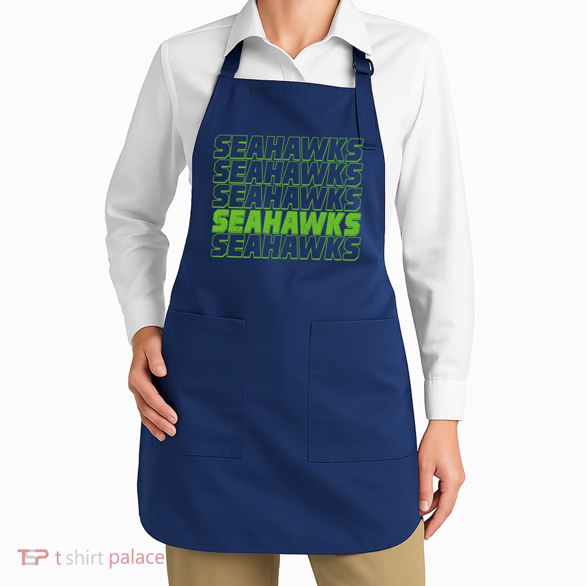 Retro Seahawks Football  Apron