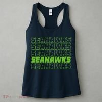 Retro Seahawks Football  Women's Tank Top thumb 3