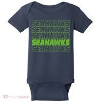 Retro Seahawks Football  Baby Bodysuit thumb 0