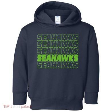 Retro Seahawks Football  Toddler Hoodie