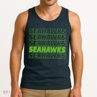 Retro Seahawks Football  Tank Top thumb 3