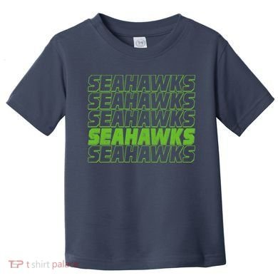 Retro Seahawks Football  Toddler T-Shirt