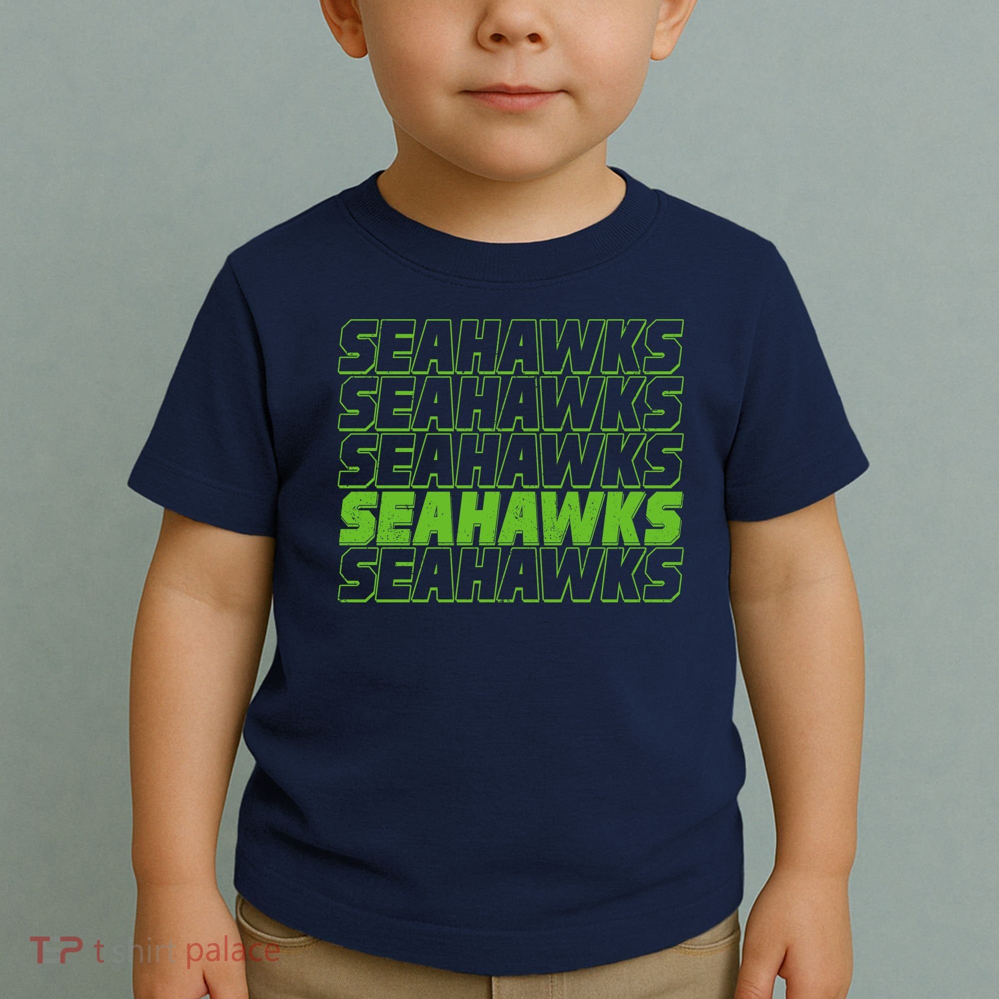 Retro Seahawks Football  Toddler T-Shirt