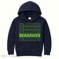 Retro Seahawks Football  Kids Hoodie thumb 0