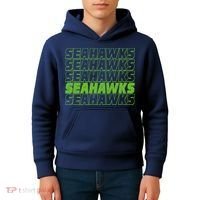Retro Seahawks Football  Kids Hoodie thumb 4