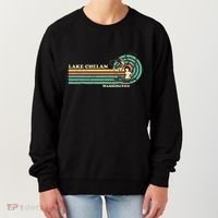 Retro Summer Fishing Washington Chelan Lake Women's Sweatshirt thumb 0