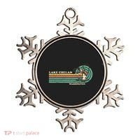 Retro Summer Fishing Washington Chelan Lake Ornament thumb 0