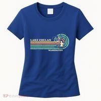Retro Summer Fishing Washington Chelan Lake Women's T-Shirt thumb 0