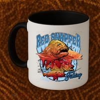 Red Snapper Fishing Coffee Mug thumb 2
