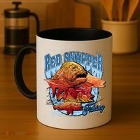 Red Snapper Fishing Coffee Mug thumb 4