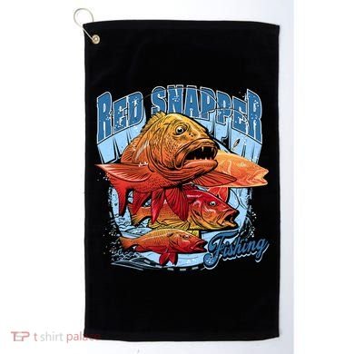 Red Snapper Fishing Golf Towel