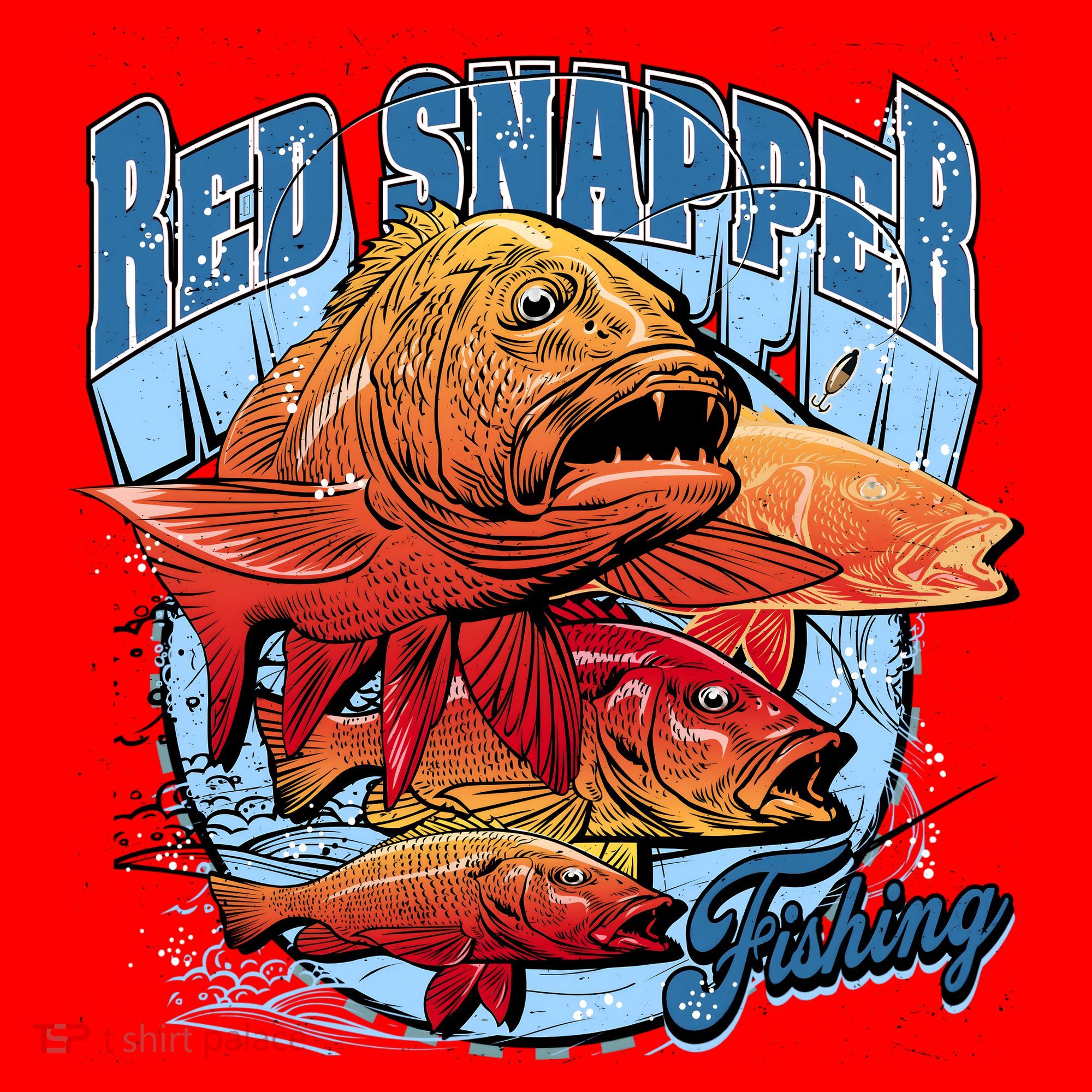 Red Snapper Fishing Sweatshirt