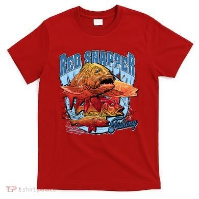 Red Snapper Fishing T-Shirt