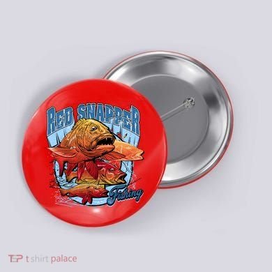 Red Snapper Fishing Button
