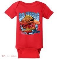 Red Snapper Fishing Baby Bodysuit thumb 0