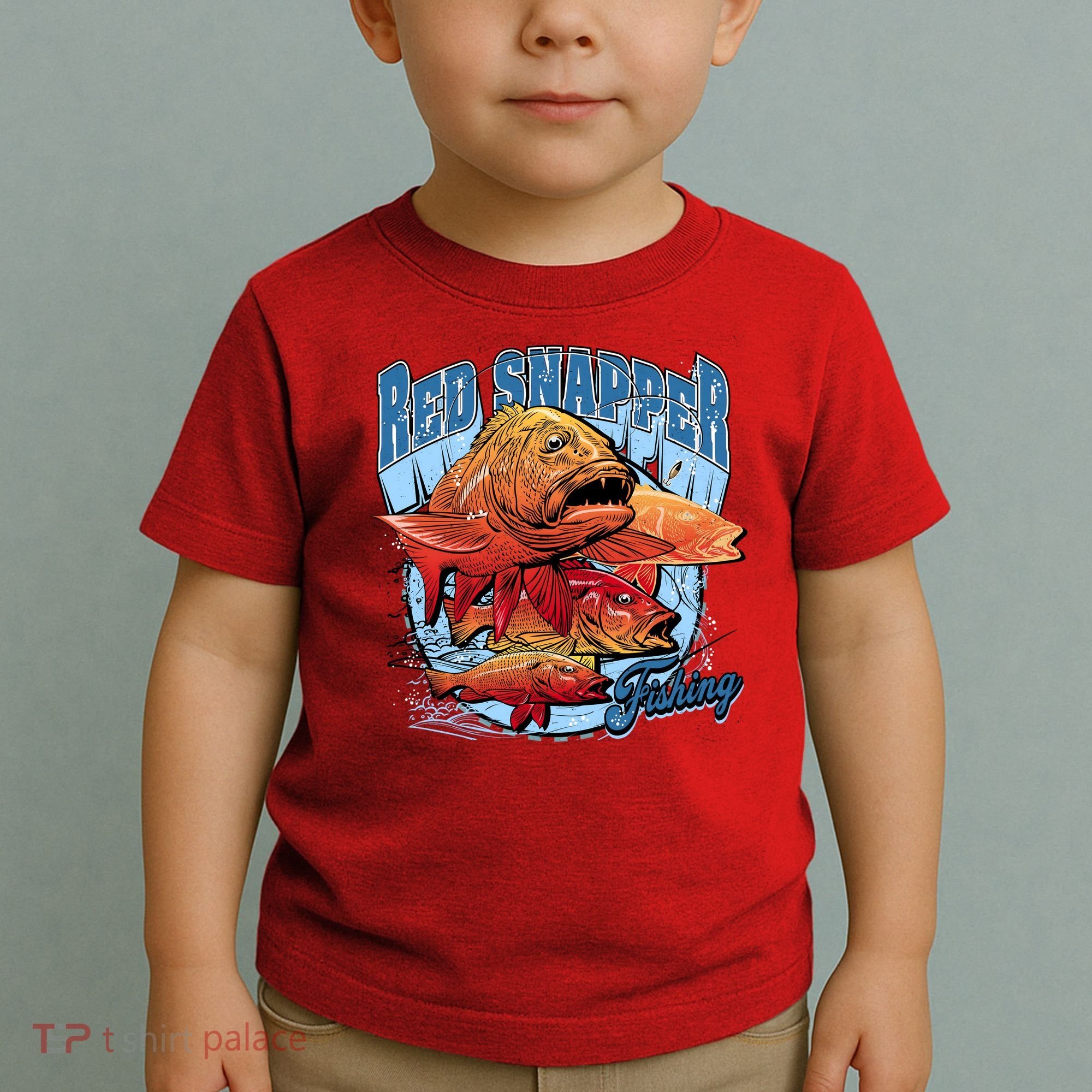 Red Snapper Fishing Toddler T-Shirt
