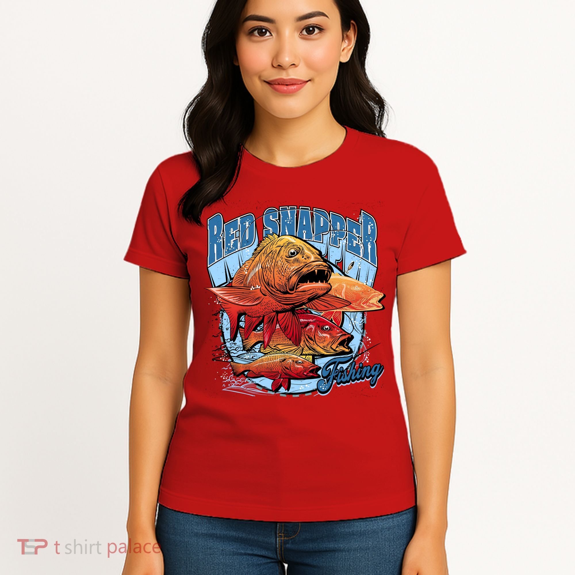 Red Snapper Fishing Women's T-Shirt