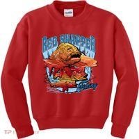 Red Snapper Fishing Kids Sweatshirt thumb 0