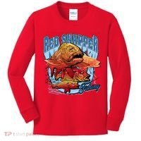 Red Snapper Fishing Kids Long Sleeve Shirt thumb 0