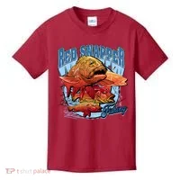 Red Snapper Fishing Kids T-Shirt thumb 0