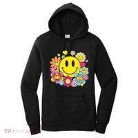 Retro Smile Face Flower Happy Face Flowers Heart Girl Women's Hoodie thumb 0