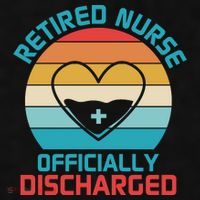 Retro Sunset Funny Retired Nurse Funny Nurse Retirement Quote Ladies PosiCharge Tri-Blend Wicking Tank thumb 2