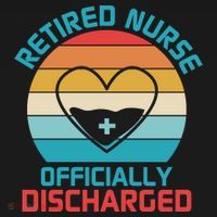 Retro Sunset Funny Retired Nurse Funny Nurse Retirement Quote Visor thumb 3
