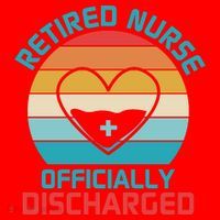 Retro Sunset Funny Retired Nurse Funny Nurse Retirement Quote Santa Hat thumb 1
