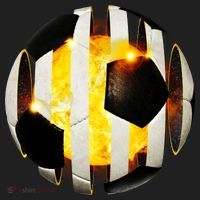 Ripped Soccer Futbol Fire Ball Beanie thumb 2