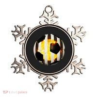 Ripped Soccer Futbol Fire Ball Ornament thumb 0