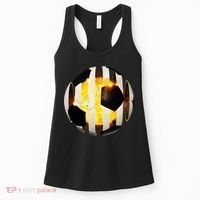 Ripped Soccer Futbol Fire Ball Women's Tank Top thumb 0
