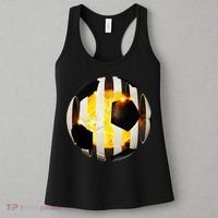 Ripped Soccer Futbol Fire Ball Women's Tank Top thumb 3