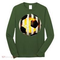 Ripped Soccer Futbol Fire Ball Long Sleeve Shirt thumb 0