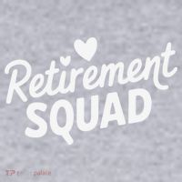Retirement Squad Fun Retirement Party Celebration Apparel Women's Racerback Cropped Tank thumb 2