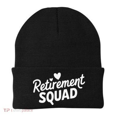 Retirement Squad Fun Retirement Party Celebration Apparel Beanie
