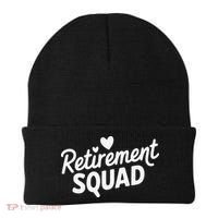 Retirement Squad Fun Retirement Party Celebration Apparel Beanie thumb 0