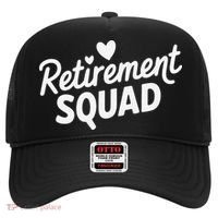 Retirement Squad Fun Retirement Party Celebration Apparel Hat thumb 0