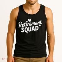 Retirement Squad Fun Retirement Party Celebration Apparel Tank Top thumb 3