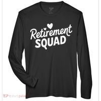 Retirement Squad Fun Retirement Party Celebration Apparel Zone Performance Long-Sleeve T-Shirt thumb 0
