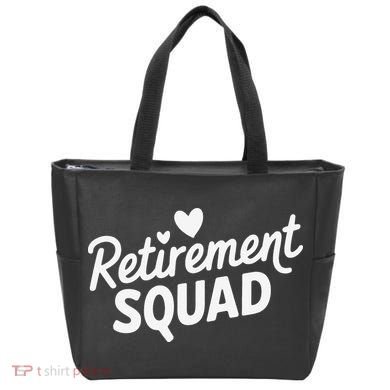 Retirement Squad Fun Retirement Party Celebration Apparel Tote Bag