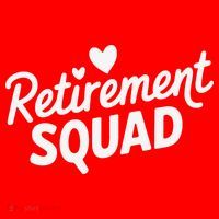 Retirement Squad Fun Retirement Party Celebration Apparel Santa Hat thumb 1