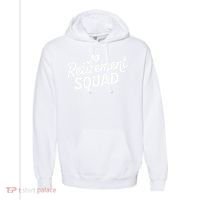 Retirement Squad Fun Retirement Party Celebration Apparel Comfort Colors Garment-Dyed Hooded Sweatshirt thumb 0