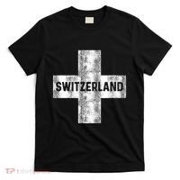 Retro Swiss Flag Of Switzerland Women Souvenir Gift T-Shirt thumb 0