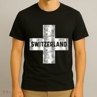 Retro Swiss Flag Of Switzerland Women Souvenir Gift T-Shirt thumb 3