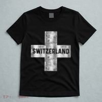 Retro Swiss Flag Of Switzerland Souvenir Gift T-Shirt thumb 5