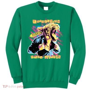 Revolution Starts From Within Lion Quote Sweatshirt