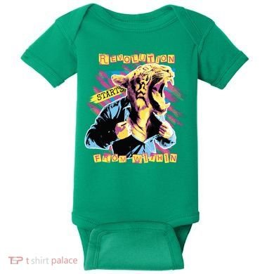 Revolution Starts From Within Lion Quote Baby Bodysuit