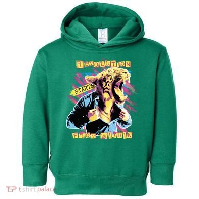 Revolution Starts From Within Lion Quote Toddler Hoodie