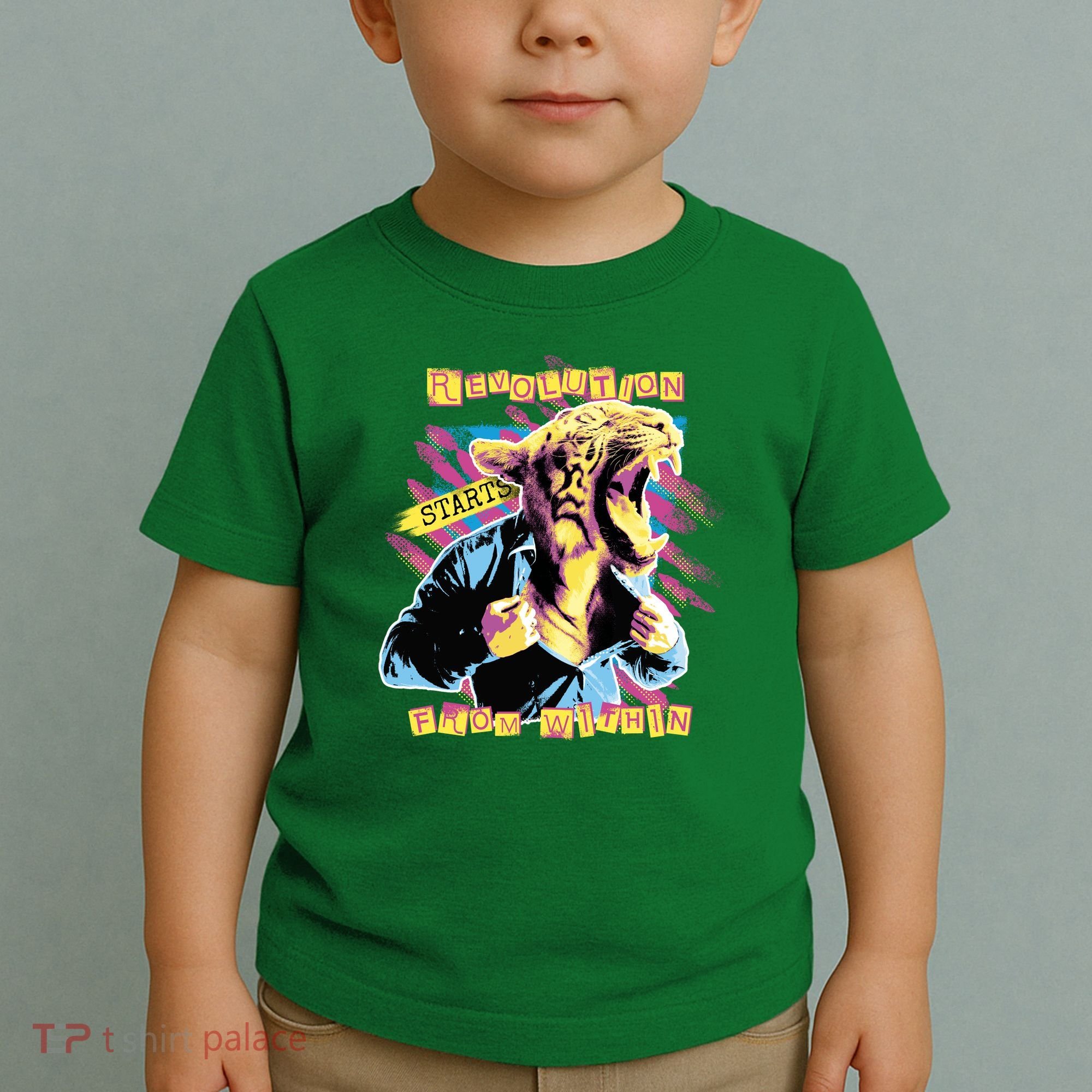 Revolution Starts From Within Lion Quote Toddler T-Shirt